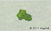 Satellite 3D Map of Kaiu, lighten