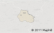 Shaded Relief 3D Map of Kaiu, lighten, semi-desaturated