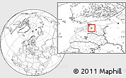 Blank Location Map of Kaiu, highlighted parent region