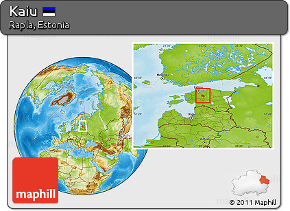 Physical Location Map of Kaiu