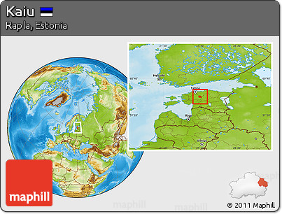 Physical Location Map of Kaiu