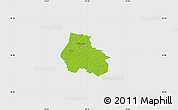 Physical Map of Kaiu, single color outside