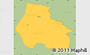 Savanna Style Simple Map of Kaiu