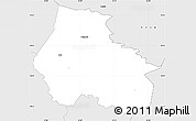Silver Style Simple Map of Kaiu