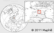 Blank Location Map of Käru, highlighted parent region