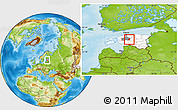 Physical Location Map of Käru, highlighted country, highlighted parent region