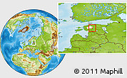 Physical Location Map of Käru, highlighted parent region