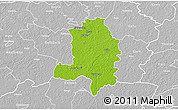Physical 3D Map of Kehtna, lighten, desaturated