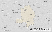 Shaded Relief 3D Map of Kehtna, desaturated