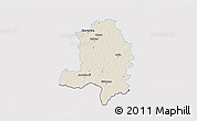 Shaded Relief 3D Map of Kehtna, single color outside