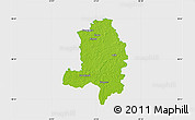 Physical Map of Kehtna, single color outside
