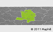 Physical Panoramic Map of Kehtna, desaturated