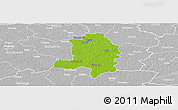 Physical Panoramic Map of Kehtna, lighten, desaturated
