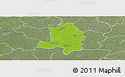 Physical Panoramic Map of Kehtna, semi-desaturated