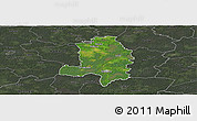 Satellite Panoramic Map of Kehtna, darken, semi-desaturated