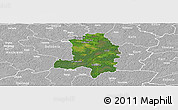 Satellite Panoramic Map of Kehtna, lighten, desaturated
