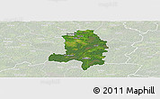 Satellite Panoramic Map of Kehtna, lighten