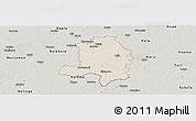 Shaded Relief Panoramic Map of Kehtna, semi-desaturated