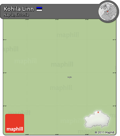 Savanna Style Simple Map of Kohila Linn, single color outside