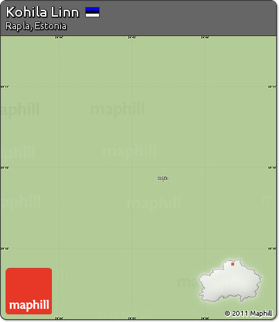 Savanna Style Simple Map of Kohila Linn, single color outside
