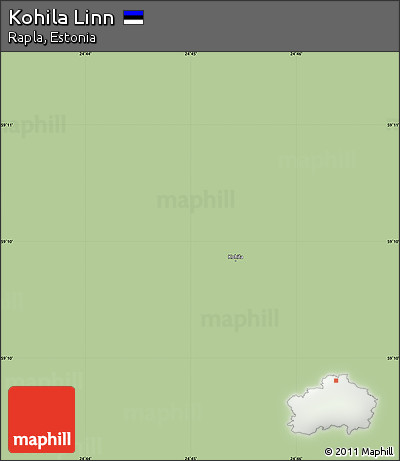 Savanna Style Simple Map of Kohila Linn, single color outside