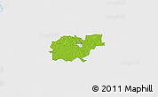 Physical 3D Map of Kohila, single color outside