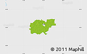 Physical Map of Kohila, single color outside