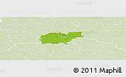 Physical Panoramic Map of Kohila, lighten