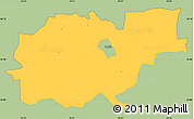 Savanna Style Simple Map of Kohila, single color outside
