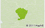 Physical 3D Map of Loodna, lighten