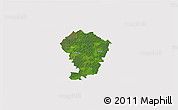 Satellite 3D Map of Loodna, cropped outside