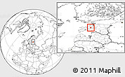 Blank Location Map of Loodna, highlighted parent region