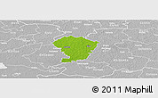 Physical Panoramic Map of Loodna, lighten, desaturated