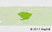 Physical Panoramic Map of Loodna, lighten
