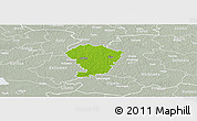 Physical Panoramic Map of Loodna, lighten, semi-desaturated