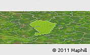 Physical Panoramic Map of Loodna, satellite outside