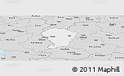 Silver Style Panoramic Map of Loodna