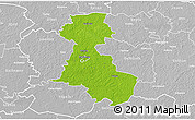 Physical 3D Map of Märjamaa, lighten, desaturated