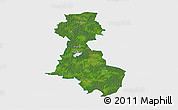 Satellite 3D Map of Märjamaa, single color outside