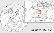 Blank Location Map of Märjamaa, highlighted parent region