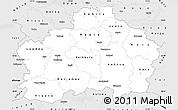 Silver Style Simple Map of Rapla