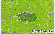 Satellite 3D Map of Vigala, physical outside