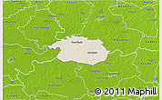 Shaded Relief 3D Map of Vigala, physical outside