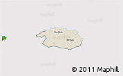 Shaded Relief 3D Map of Vigala, single color outside