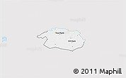 Silver Style 3D Map of Vigala, single color outside