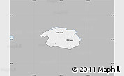 Gray Map of Vigala, single color outside