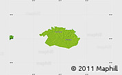 Physical Map of Vigala, single color outside