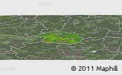 Satellite Panoramic Map of Vigala, semi-desaturated