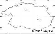 Blank Simple Map of Vigala, cropped outside
