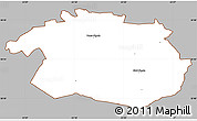 Gray Simple Map of Vigala, cropped outside